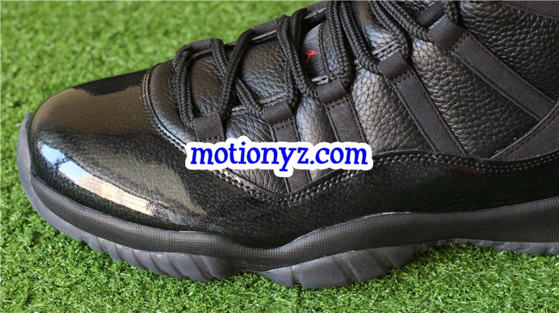 Authentic Air Jordan 11 Retro 72-10 Black Custom